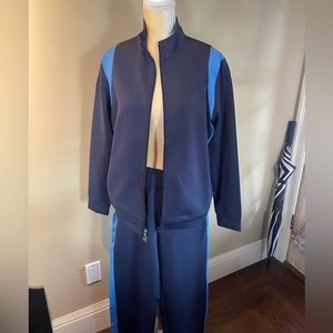 VINTAGE NY&Co Sport Performance Zip Up Track Suit